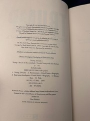 Lot 2 Donald Trump Surviving at the Top 1st editions Art of the Comeback HC DJ