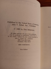 Paradise Falls Vol. 1 &2 By Don Robertson 1968 G.P. Putnam’s Sons HCDJ BCE VG
