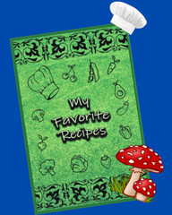 Blank Cookbook Recipe Book Variety to Choose From 9″ H x 6″ W 102 Pages