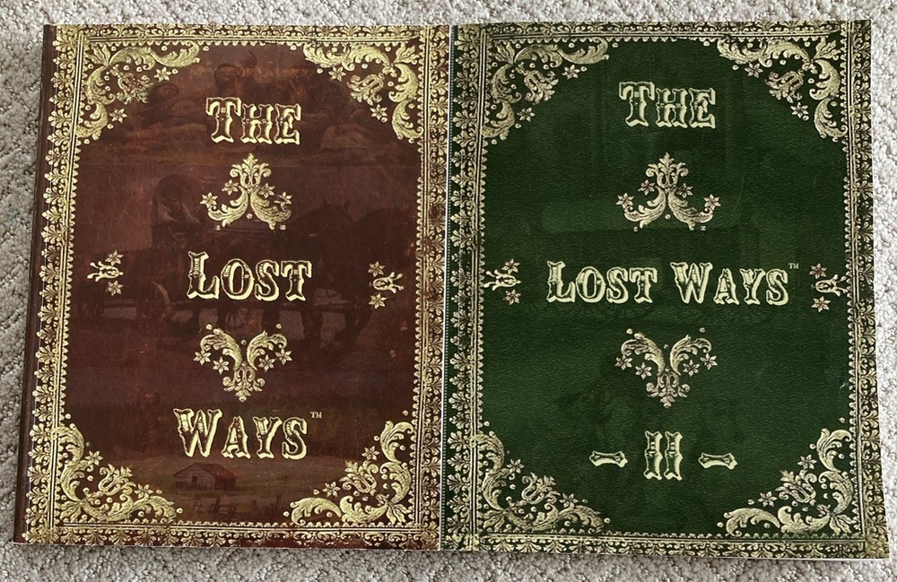 2 The Lost Ways & Lost Ways II Homesteading Survival Prepping Books Claude Davis