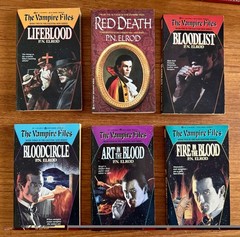 VAMPIRE Dracula PAPERBACK Book LOT Horror PN ELROD Les Daniels DAN SIMMONS++