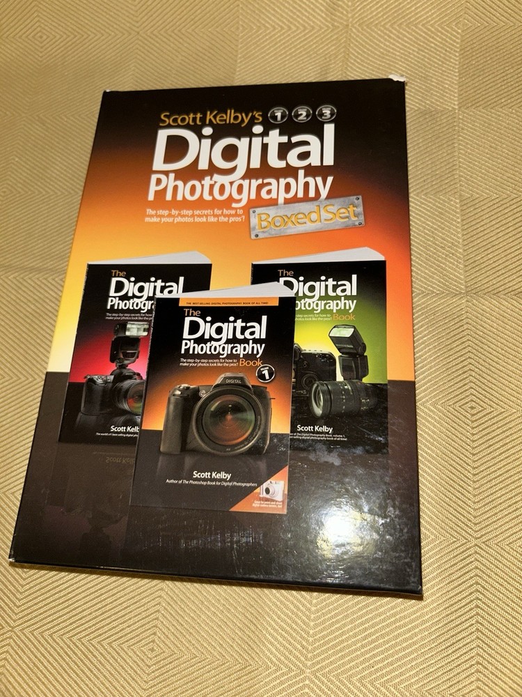 Scott Kelly’s Digital Photography Boxed Set Volumes 1, 2, 3 Excellent+++ Cond.