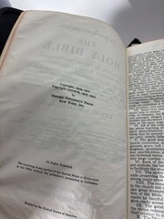 VTG 1945 HOLY BIBLE SCOFIELD REFERENCE EDITION Oxford KJV W/Tabs Morocco Leather