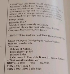 Library of Nations Germany (Hardcover 1986)