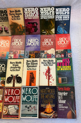 Rex Stout Lot of 39 Paperback Books Mysteries Nero Wolfe Vintage detective 1980s