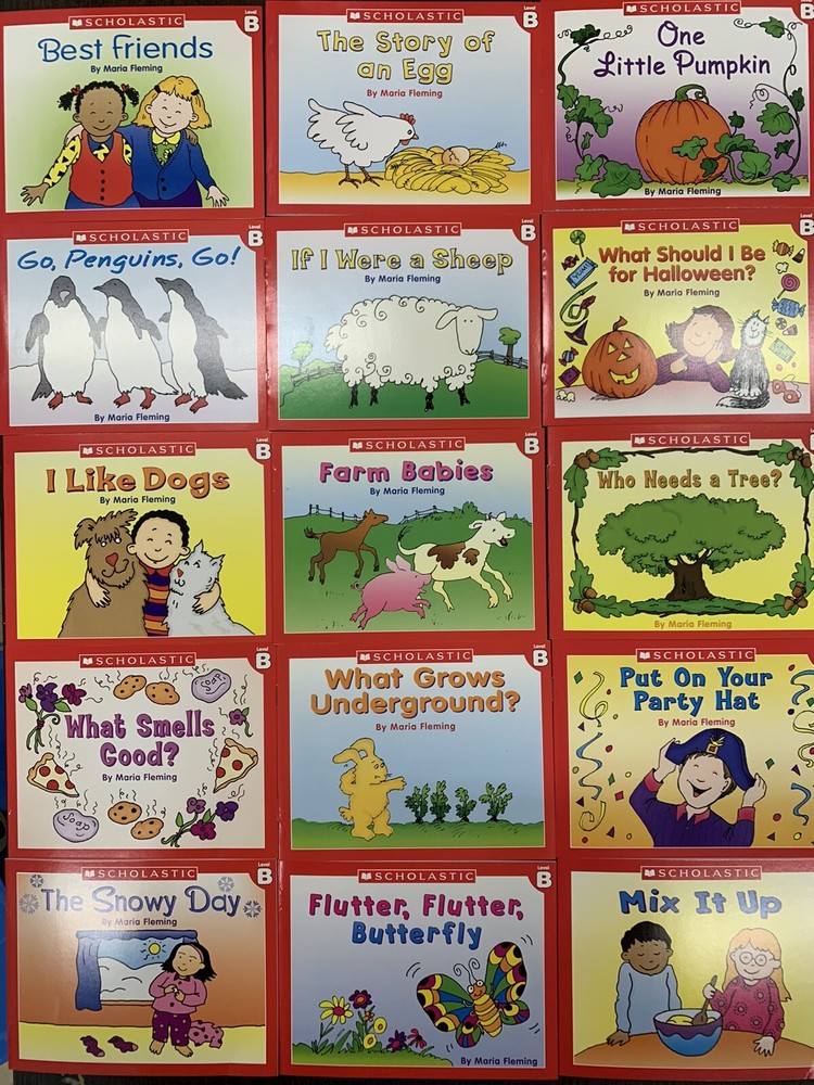 Childrens Books Lot 15 Level B Easy Readers Learn to Read Guided Reading Set NEW