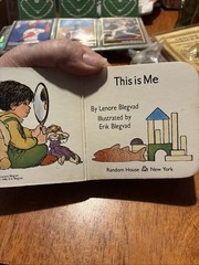 This Is Me by Lenore Blegvad (1986, Children’s Board Books) Rare, Vintage