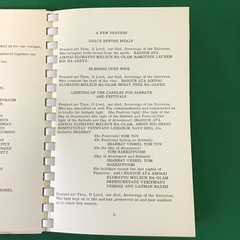 Chicago Illinois Anshe Emet Synagogue 1990s community Jewish Cookbook SEE INDEX