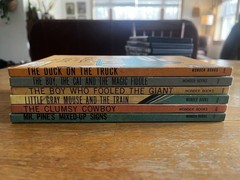 Lot of 6 Vintage 1960 60s Wonder Books Children Easy Reader Kids Books