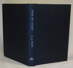SIGNED End of Story by A.J. Finn FIRST EDITION WITH PAW STAMP New