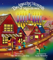 The Amazing Menorah of Mazeltown Hardcover Hal Dresner