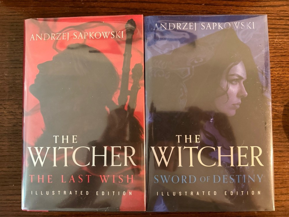 The Witcher Andrzei Sapkowski Hardcover – 2 Illustrated Editions