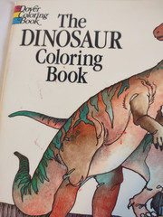 Vintage Dover The Dinosaur Coloring Book