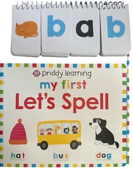 priddy learning my first Let’s Spell with flip-over cards! Book Ages 4-5