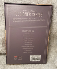NKJV Bible Large Print Personal Reference Designer Series Natural Faith NIB