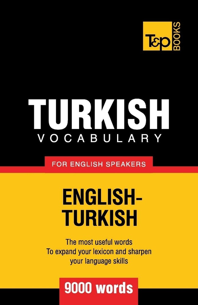 Turkish vocabulary for English speakers – 9000 words (American English Colle…
