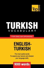 Turkish vocabulary for English speakers – 9000 words (American English Colle…