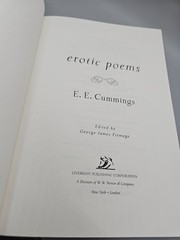 Erotic Poems by E. E. Cummings (2010, Trade Paperback)