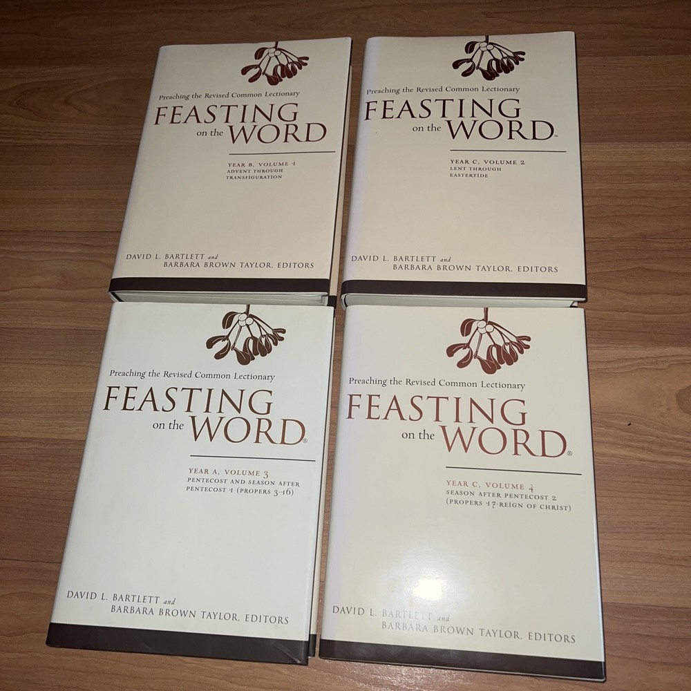Feasting on The Word Year B Volumes 1 2 3 4 Preaching Lectionary Set HCDJ
