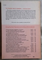 The Peasant War in Germany By Frederick Engels New World Paperback NW-56 1970
