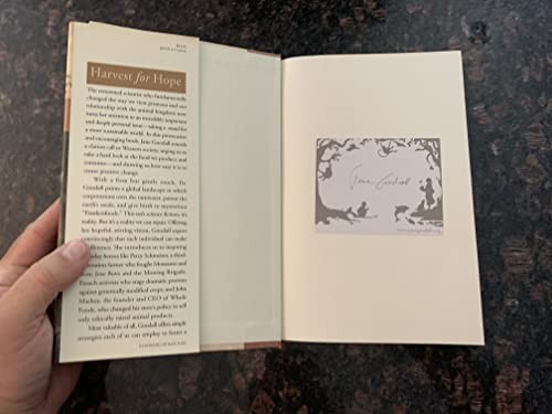 Harvest for Hope: A Guide to Mindful Eating – Hardcover By Jane Goodall – GOOD
