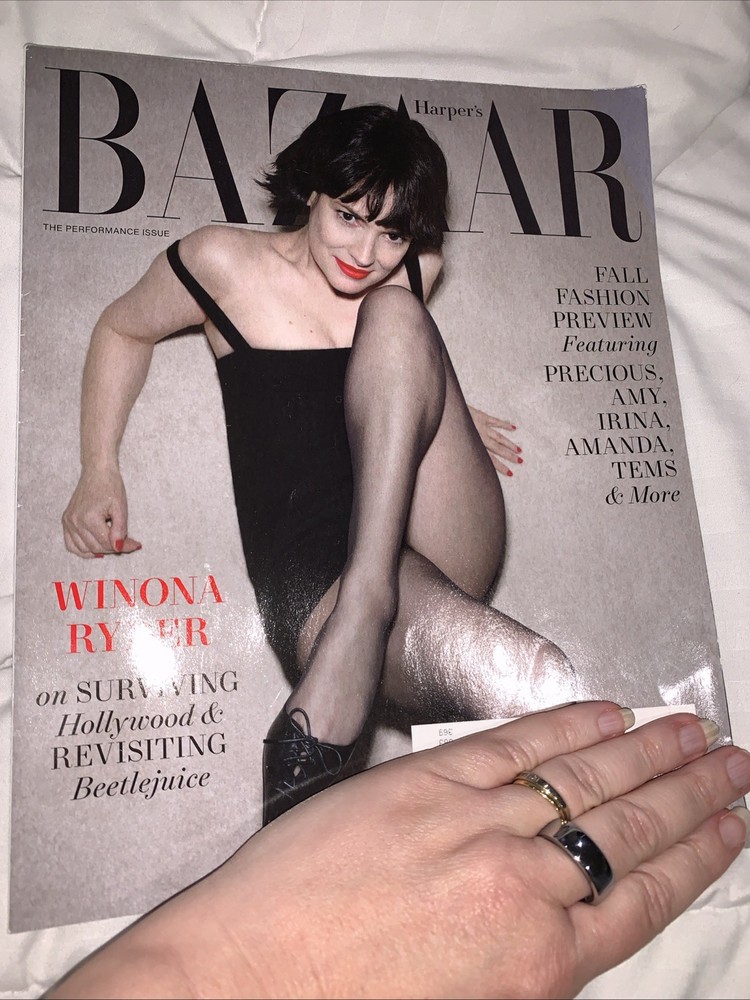 Harper’s Bazaar Magazine August, 2024 Winona Ryder Surviving Hollywood W/label