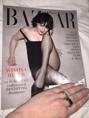 Harper’s Bazaar Magazine August, 2024 Winona Ryder Surviving Hollywood W/label