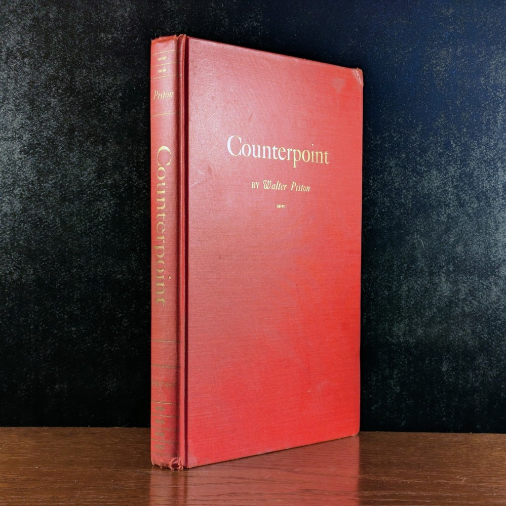 Counterpoint by Walter Piston 1947 1st Edition Music Theory Hardcover