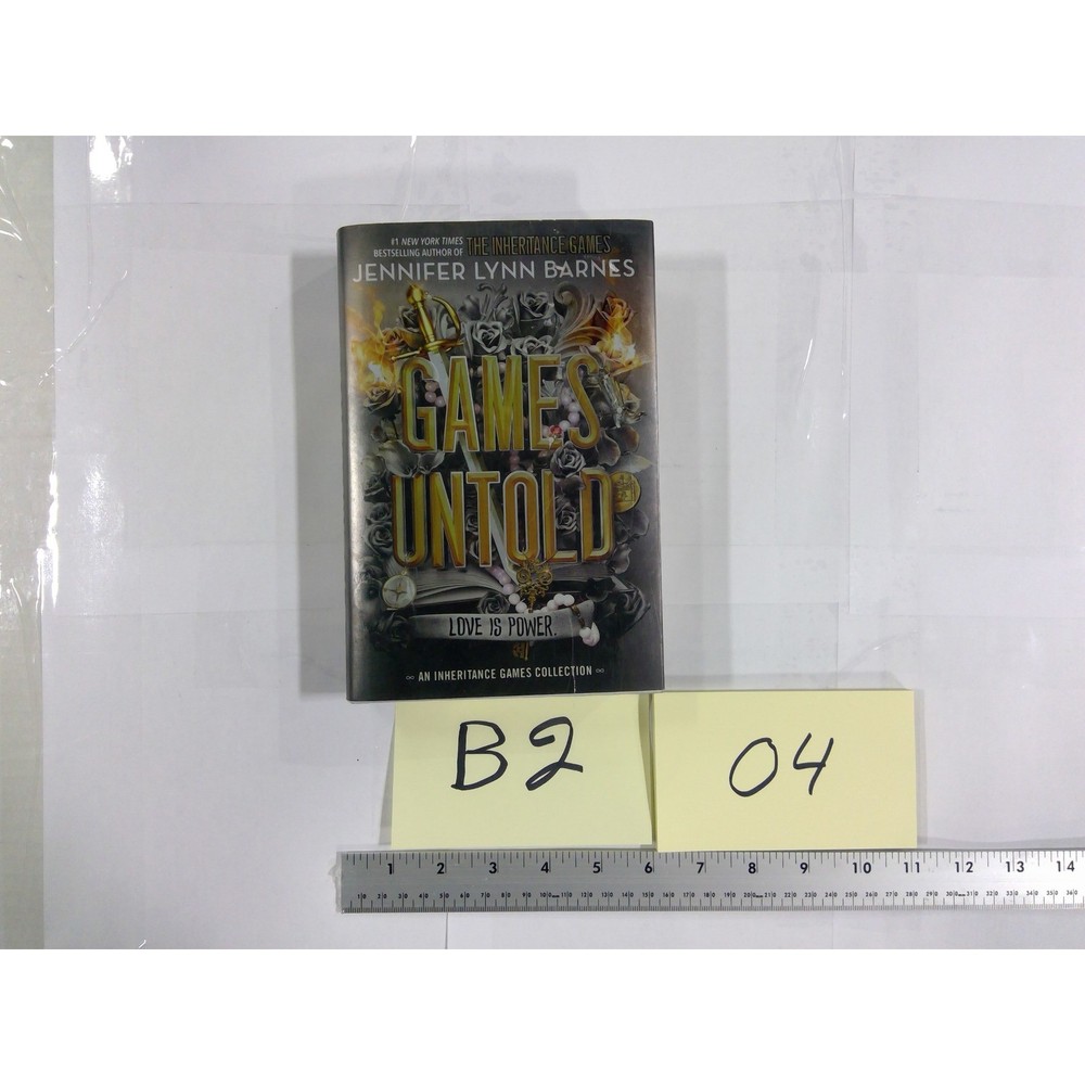 Jennifer Lynn Barnes Games Untold YA Mystery Hardcover Black Collection