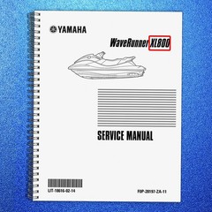 YAMAHA WaveRunner XL800 Service Manual – FIXED – FRONT & BACK – XL FOLDOUT PAGES