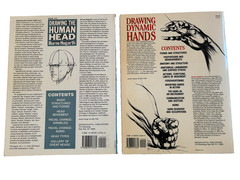 Drawing the Human Head & Drawing Dynamic Hands – Hogarth, Burne – 2 How To bks
