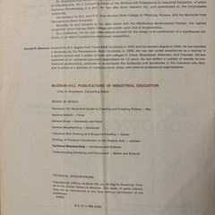Technical Woodworking (McGraw-Hill) 1966 MCM