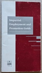 UPS United Parcel Service 1993 Rev. Employment & Promotion Guide 36 Pages Ex.