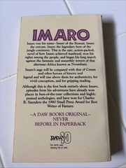 Imaro – Charles R. Saunders (1981 DAW 459) 1st ed/1st Printing PB