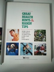 Great Health Hints and Handy Tips – Readers Digest Hardcover