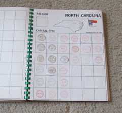 1971 POSTMARKS An Album of United States of America Post Office Mark Some Stamps