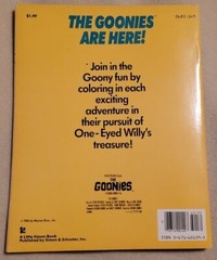 1985 THE GOONIES COLORING FUN Coloring Book UNUSED 1st Print Nancy Duell Vintage