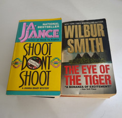 Mixed Authors Lot/8 Paperback Crime Drama Thriller Action Novels