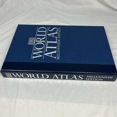 Millennium Edition DK World Atlas Large 12×18 w/ Box Made in USA Vintage 1999