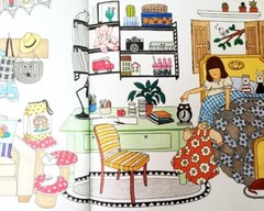 ‘Around My Town’ Color Therapy Anti Stress Coloring Books for Adult Relaxation