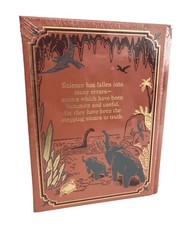 ❤️A JOURNEY TO THE CENTER OF THE EARTH Jules Verne Leather Bound Collectible NEW