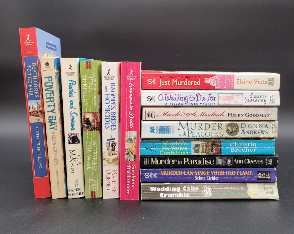 Cozy Mystery Books Related to Weddings Multiple Titles & Authors Lot of 14 PB