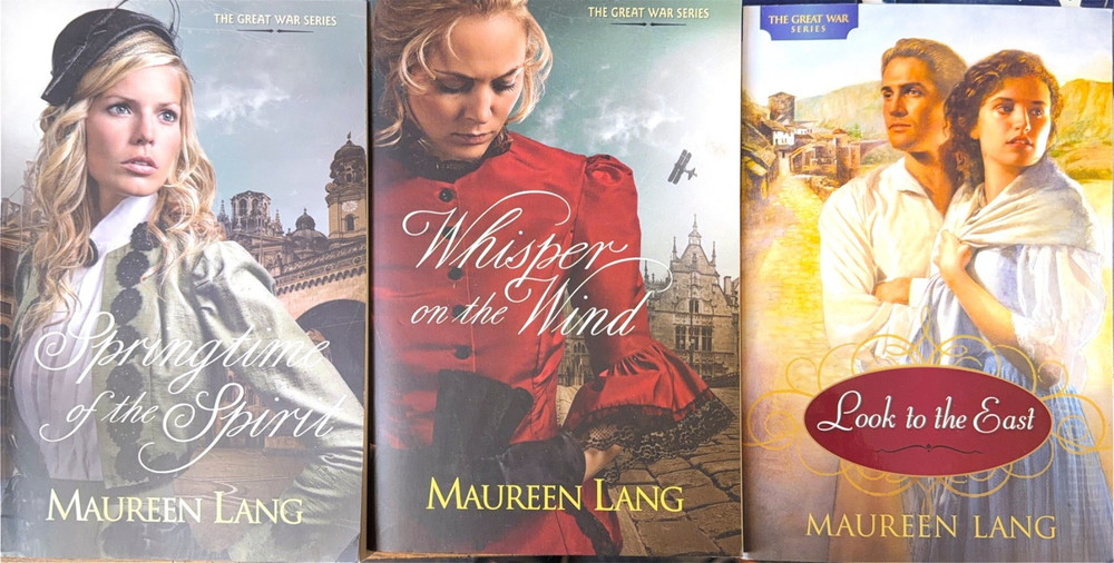 The Great War Series Maureen Lang Trade Paper Back Book Lot of Three