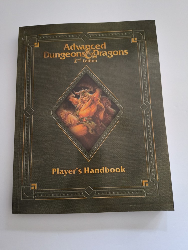 Advanced Dungeons and Dragons 2nd Edition Players Handbook Reprint Softcover