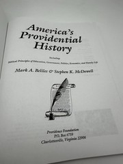 America’s Providential History Paperwork 1991 294 Pages (T9)