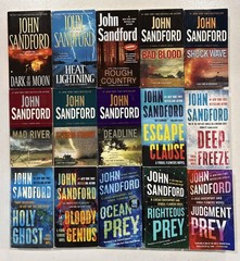 Complete VIRGIL FLOWERS Series #1-15 JOHN SANDFORD 15 Book Paperback Lot Set VG