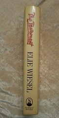 The Testament by Elie Wiesel Vintage 1981 HCDJ 1st Amer. Ed 1st Printing