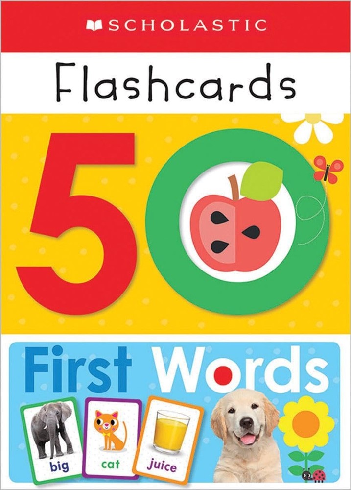Cartwheel Books Language Skills Vehicles 50 First Words Flashcards: Medium