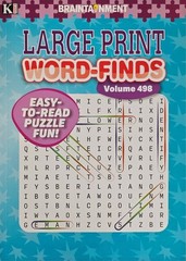 4 New Large Print Word-Finds Puzzle Books Kappa Games Vol #495-498 ~ Search,Hunt
