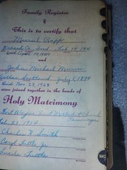 Vintage Holy Bible KJV w/ Ideal Helps National Bible Press Black Leather Tabs